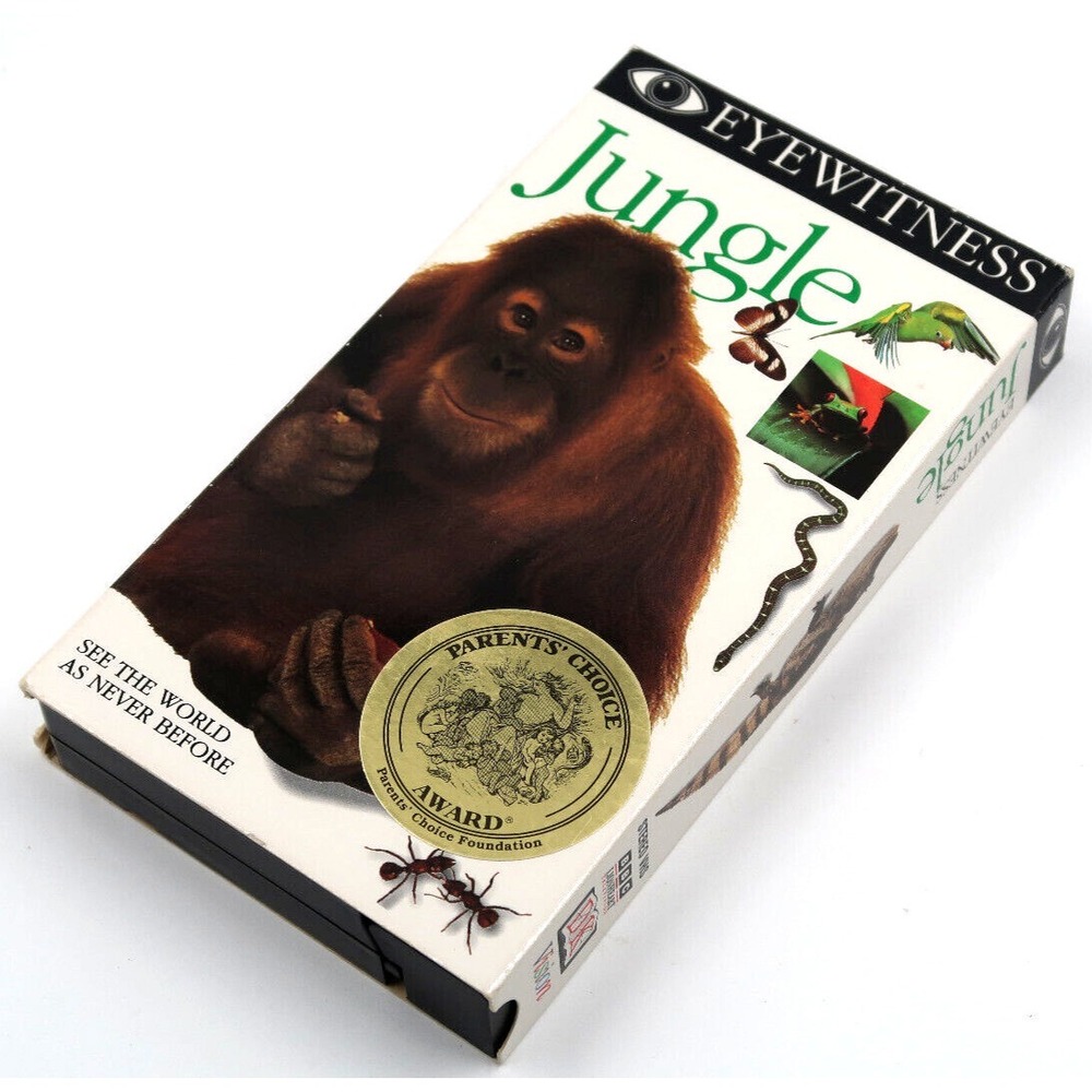 Jungle Eyewitness Video VHS Narrated‎ By Martin Sheen